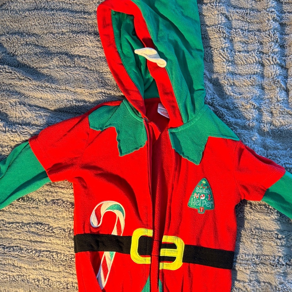 Cat & Jack Festive Pajama Sleep Sack - Red and Green